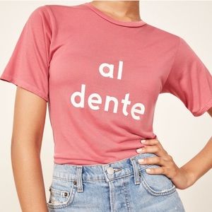 Reformation al dente “Joplin” t shirt